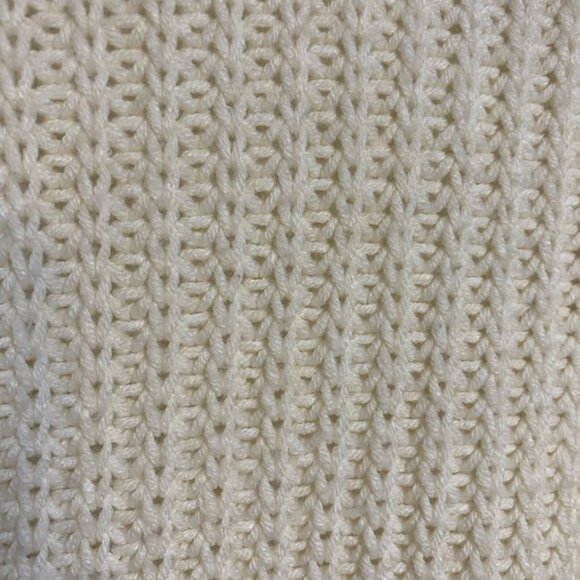 Garage Open Front Knit Cardigan Sweater in Cream (Size P/S) - Picture 5 of 9